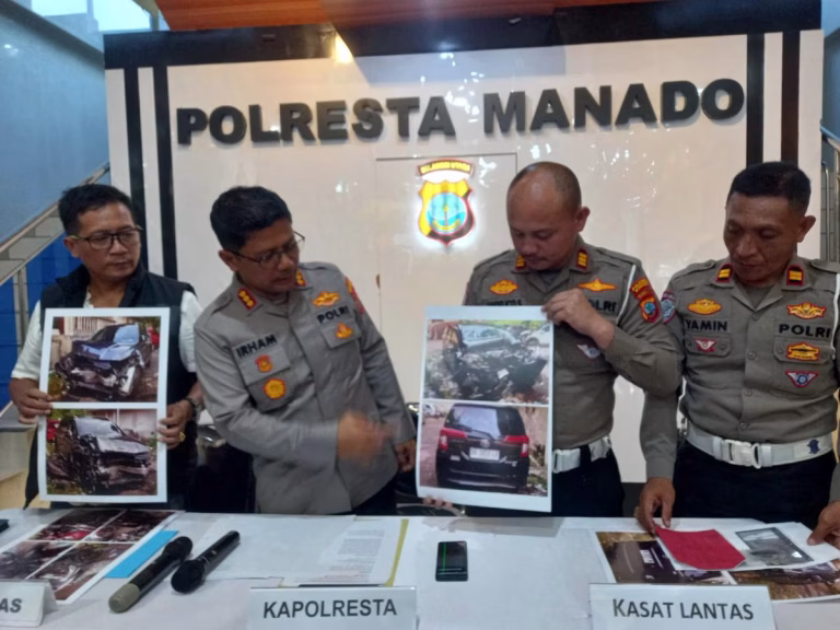 Resmi Jadi Tersangka! Pengemudi Mobil Dinas Tewaskan Bayi dalam Kecelakaan di Manado